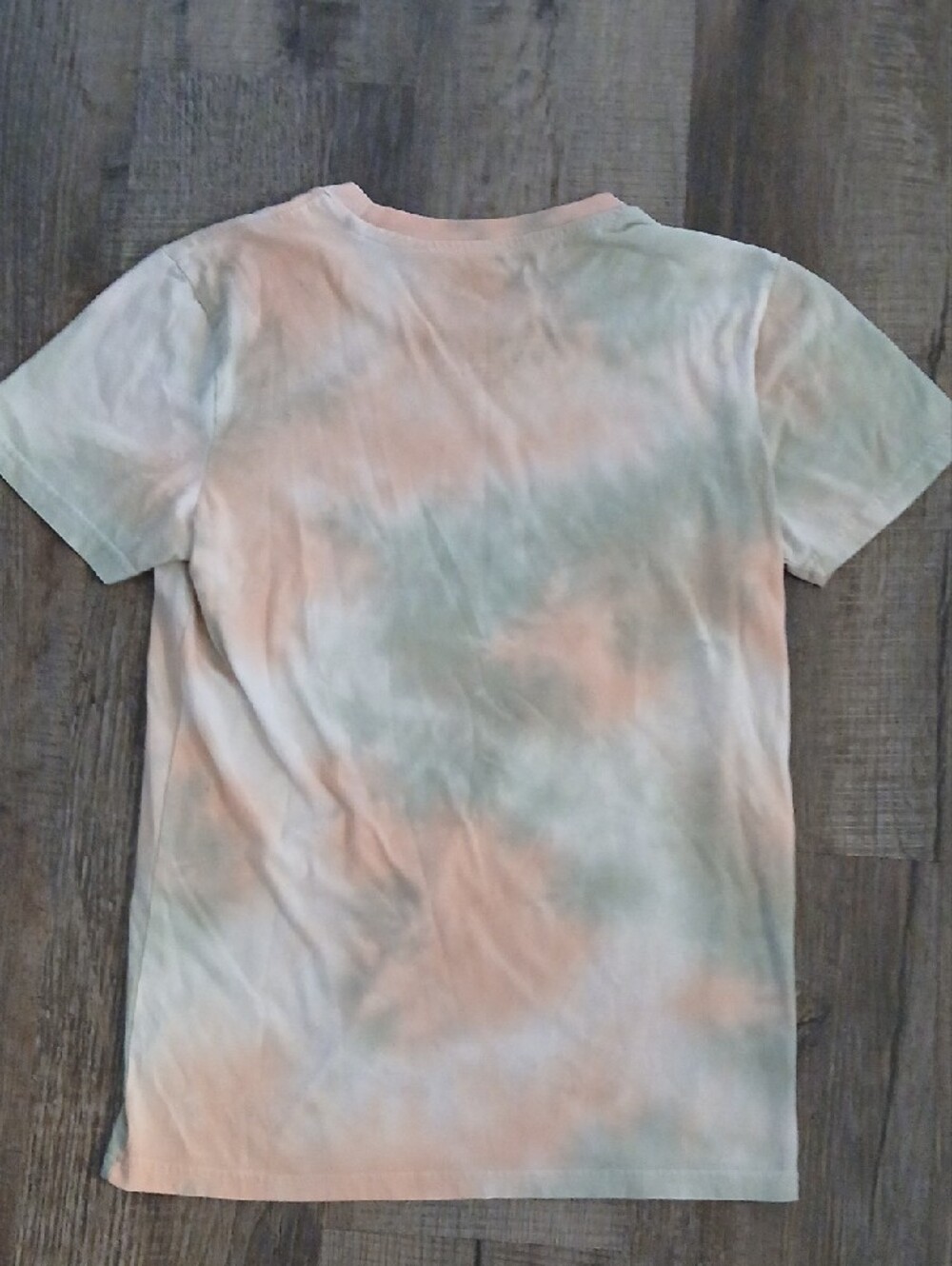 Star Wars Womens Baby Yoda Tie-Dye Tee - Green, Peach - Picture 4 of 4